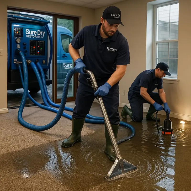 Water Extraction and Removal process in East Foothills, CA